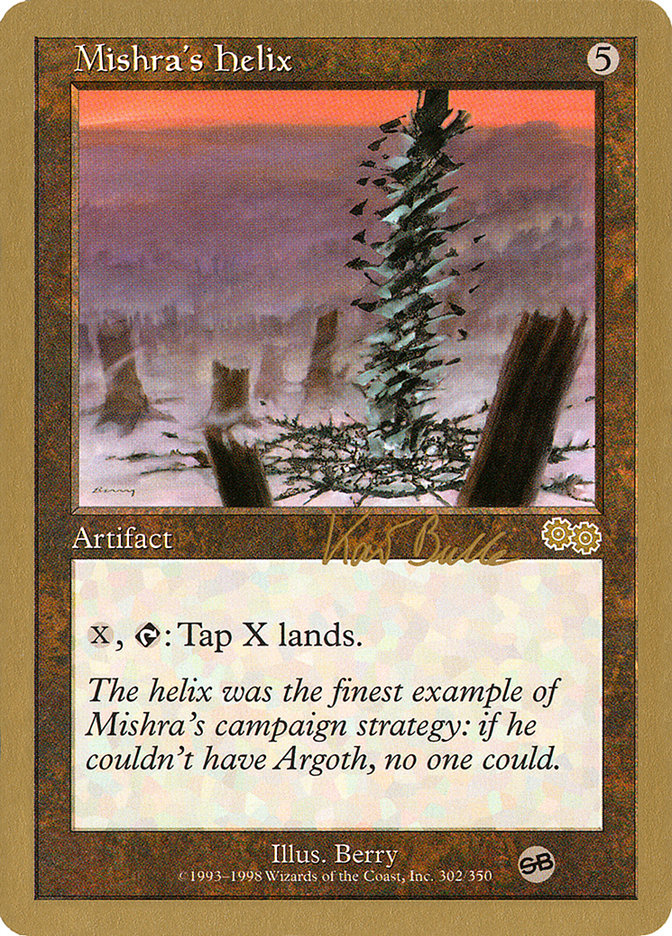 Mishra's Helix (Kai Budde) (SB) [World Championship Decks 1999] | Grognard Games