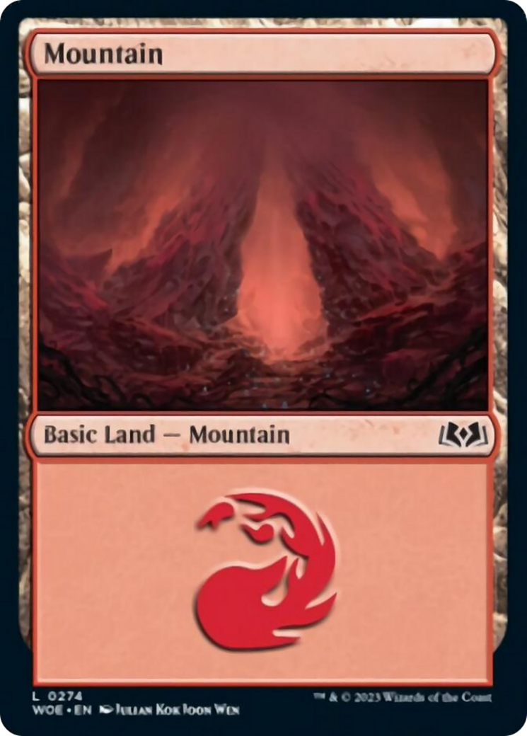 Mountain (0274) [Wilds of Eldraine] | Grognard Games