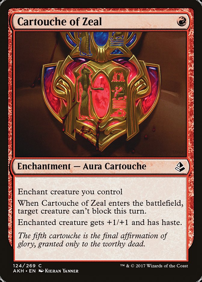 Cartouche of Zeal [Amonkhet] | Grognard Games