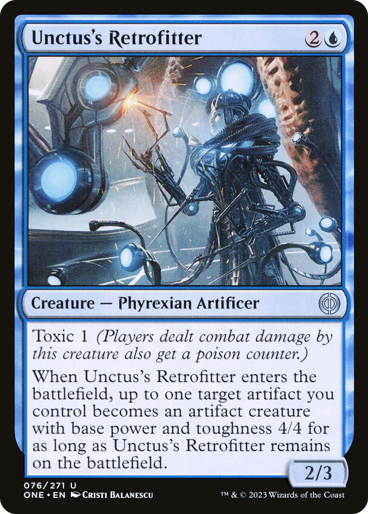 Unctus's Retrofitter [Phyrexia: All Will Be One] | Grognard Games