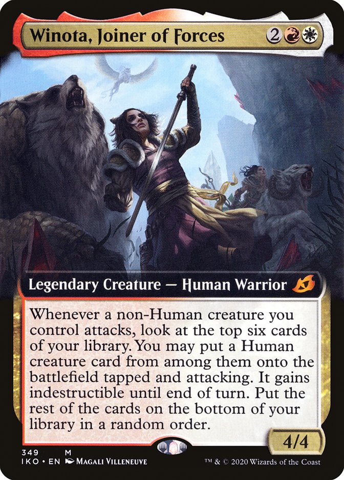 Winota, Joiner of Forces (Extended Art) [Ikoria: Lair of Behemoths] | Grognard Games