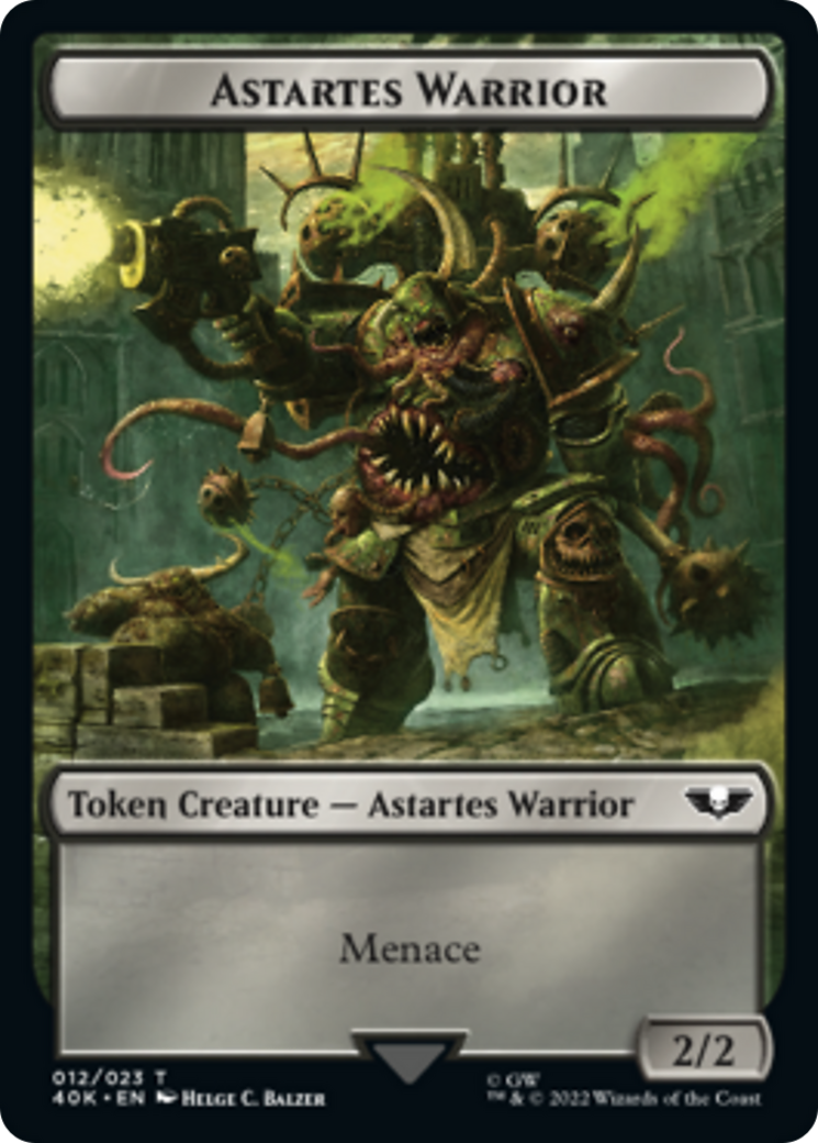 Astartes Warrior // Plaguebearer of Nurgle [Universes Beyond: Warhammer 40,000 Tokens] | Grognard Games