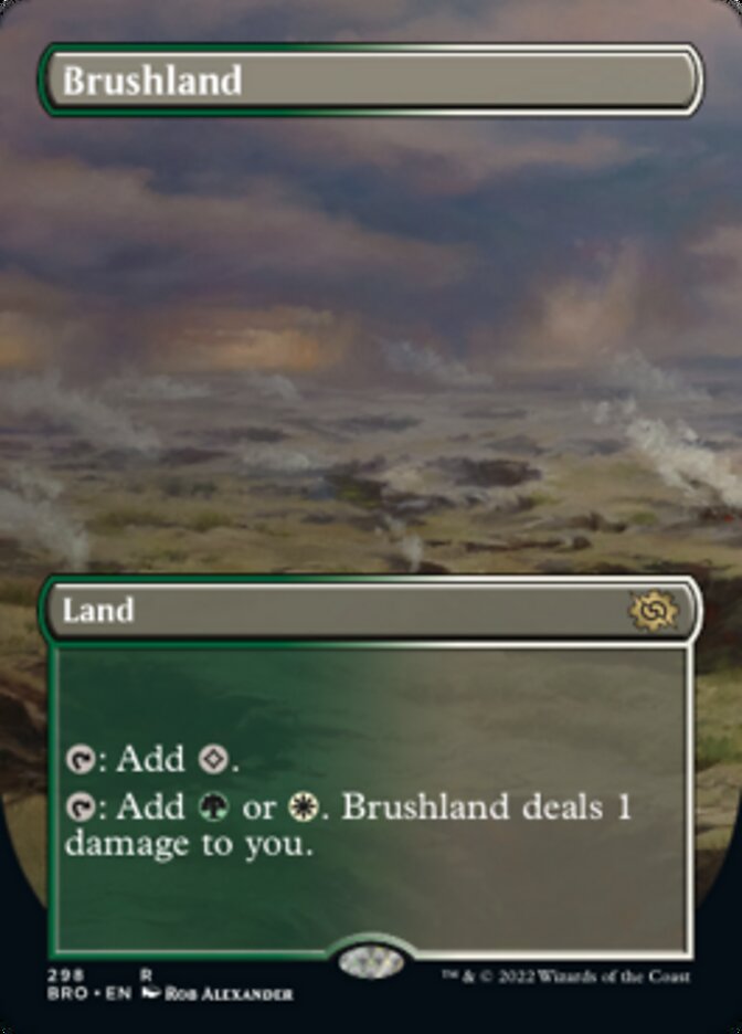 Brushland (Borderless Alternate Art) [The Brothers' War] | Grognard Games