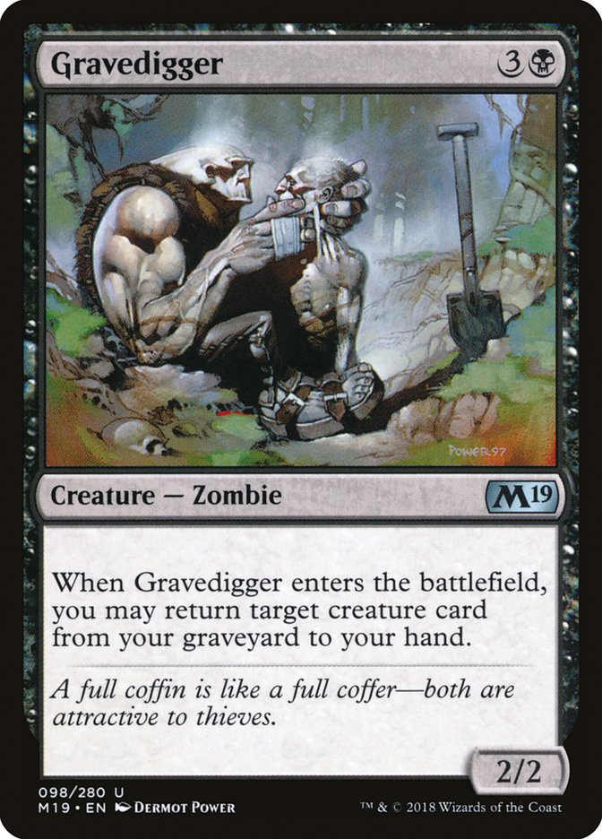 Gravedigger [Core Set 2019] | Grognard Games
