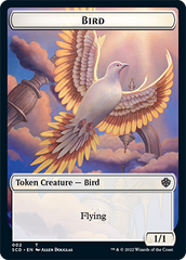 Bird // Spirit Double-Sided Token [Starter Commander Decks] | Grognard Games