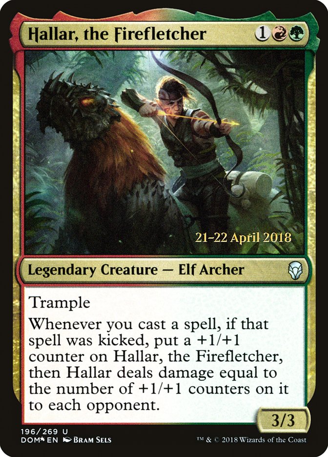 Hallar, the Firefletcher  [Dominaria Prerelease Promos] | Grognard Games