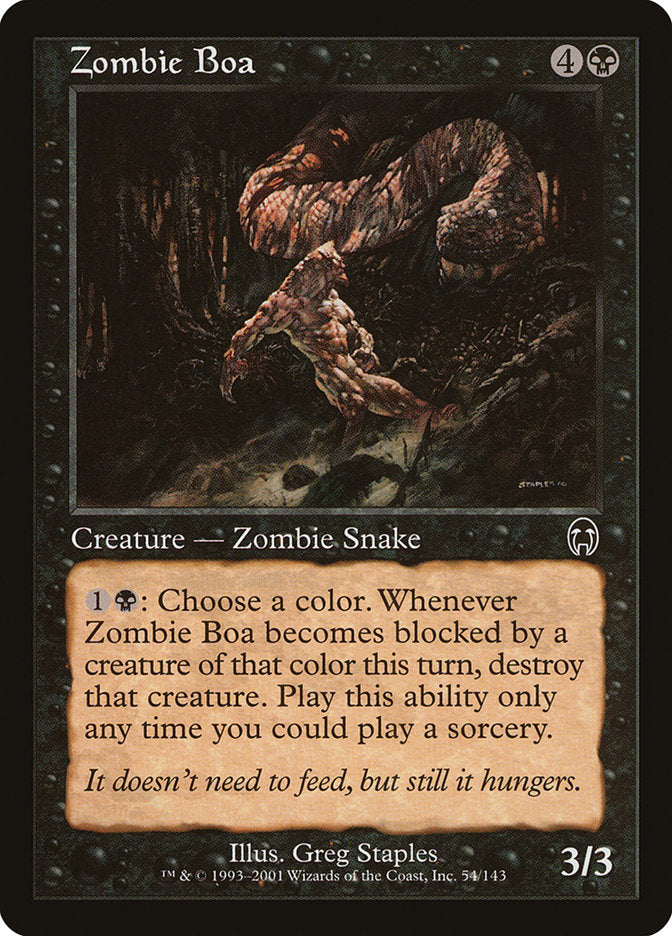 Zombie Boa [Apocalypse] | Grognard Games