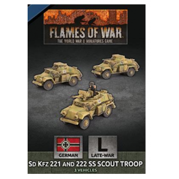 Sd Kfz 221 and 222 SS Scout Troop | Grognard Games