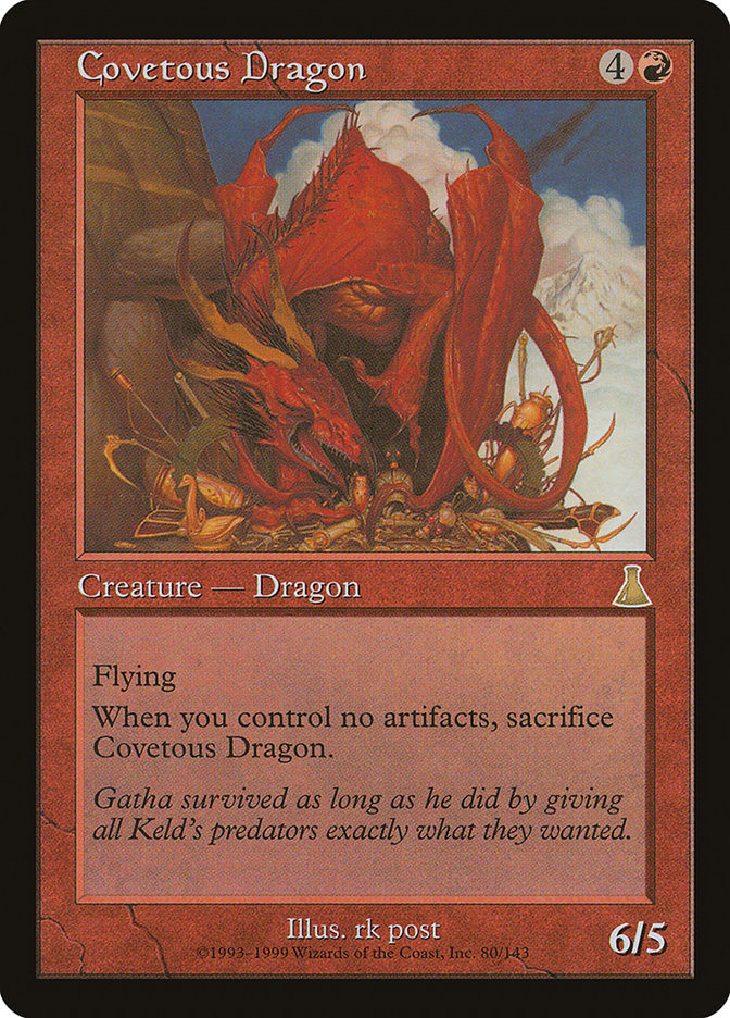 Covetous Dragon [Urza's Destiny] | Grognard Games