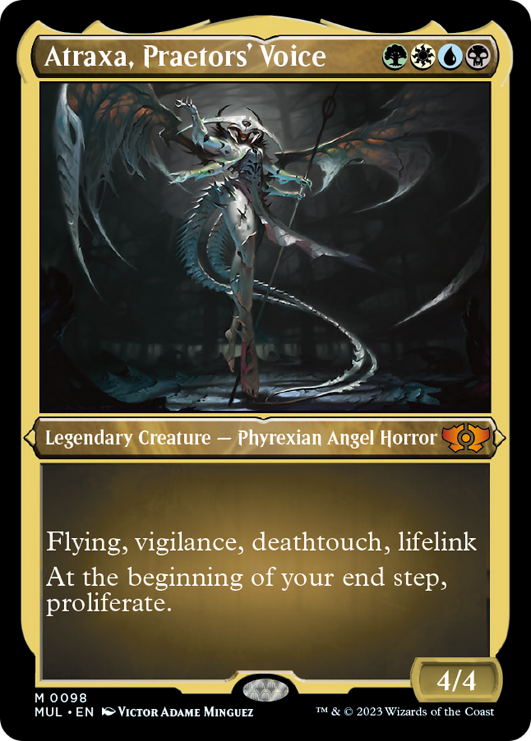 Atraxa, Praetors' Voice (Foil Etched) [Multiverse Legends] | Grognard Games