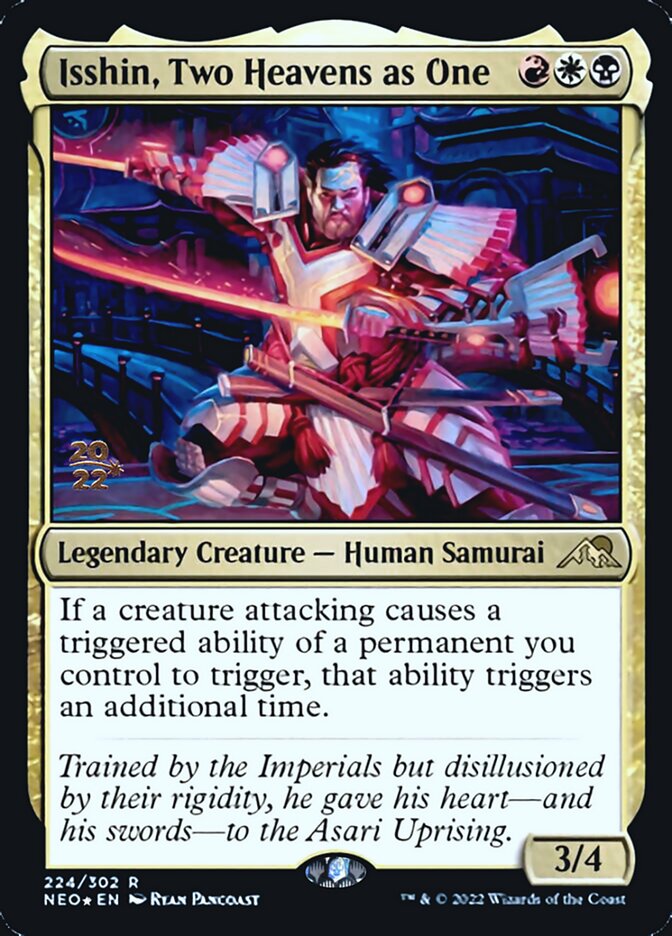 Isshin, Two Heavens as One [Kamigawa: Neon Dynasty Prerelease Promos] | Grognard Games