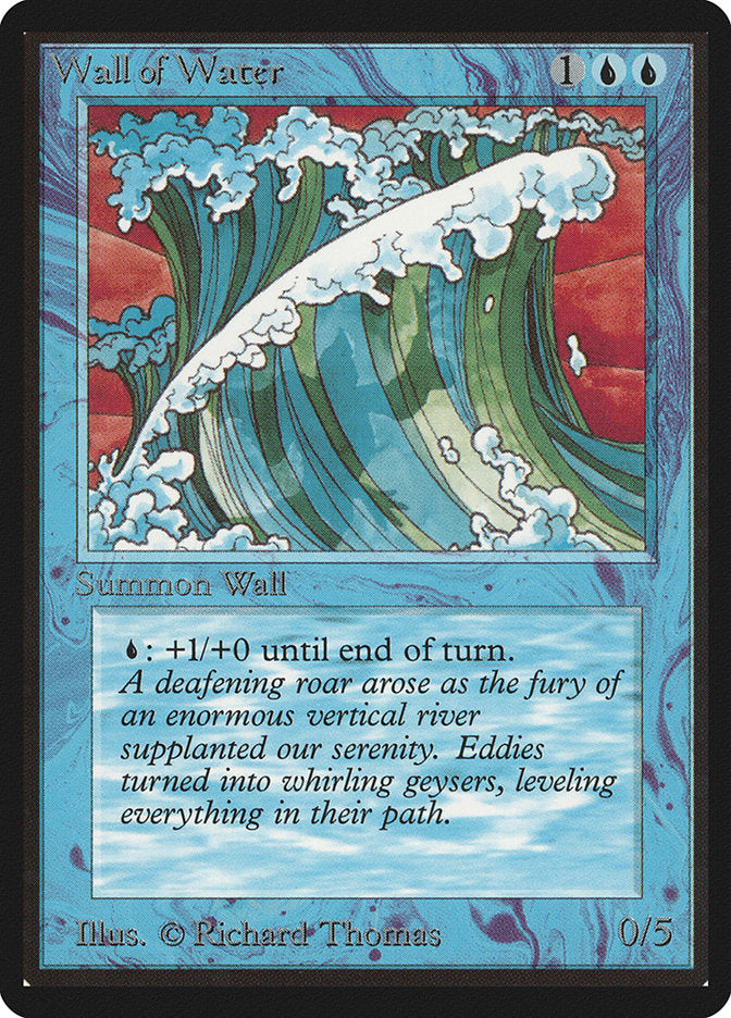 Wall of Water [Limited Edition Beta] | Grognard Games