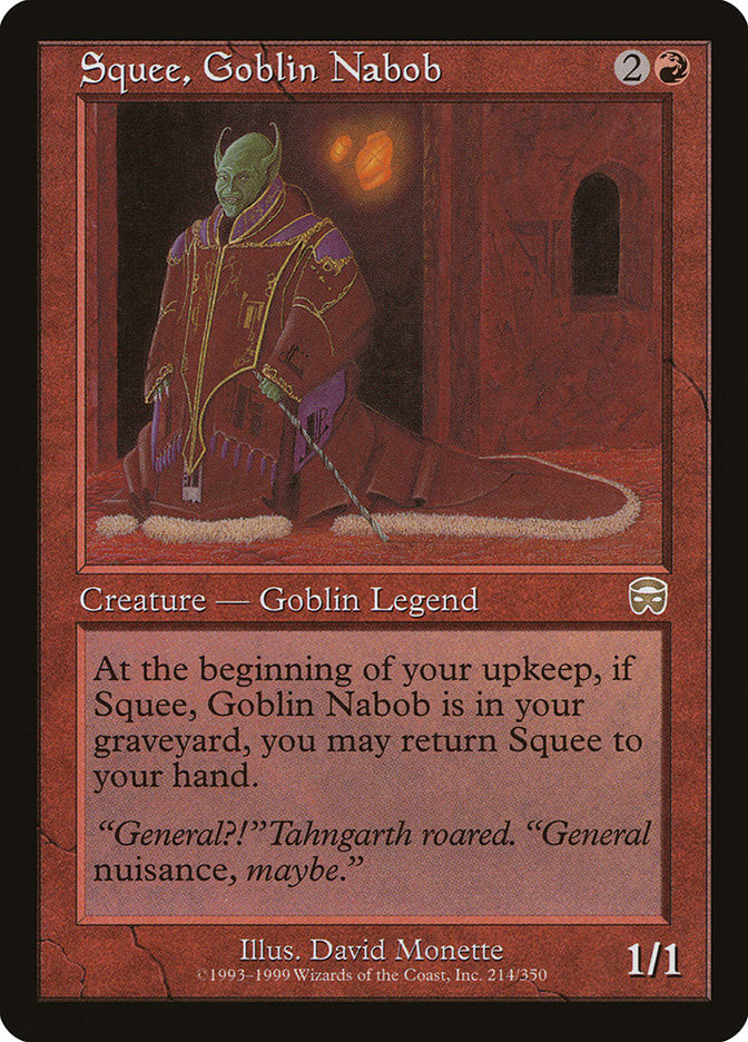 Squee, Goblin Nabob [Mercadian Masques] | Grognard Games