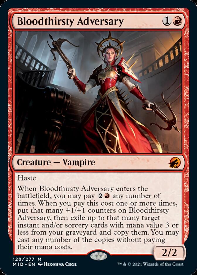 Bloodthirsty Adversary [Innistrad: Midnight Hunt] | Grognard Games