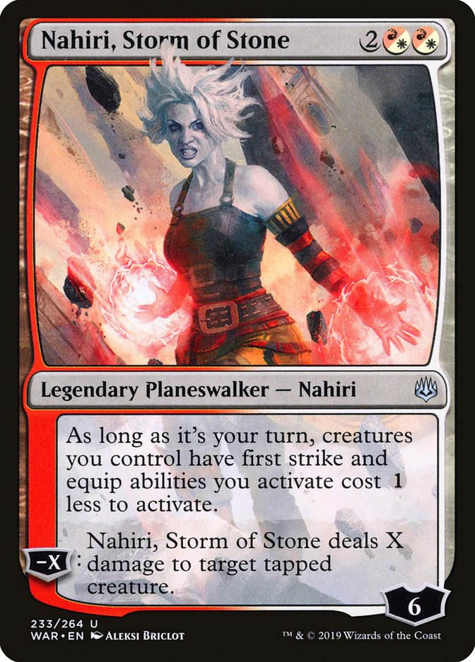 Nahiri, Storm of Stone [War of the Spark] | Grognard Games