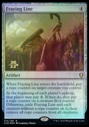 Fraying Line [Commander Legends: Battle for Baldur's Gate Prerelease Promos] | Grognard Games