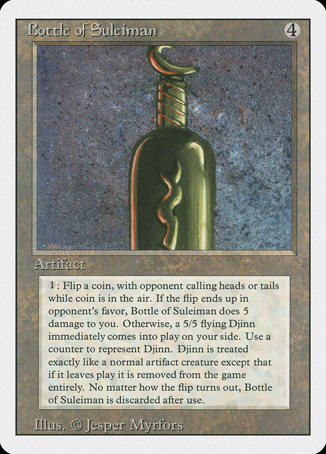 Bottle of Suleiman [Revised Edition] | Grognard Games