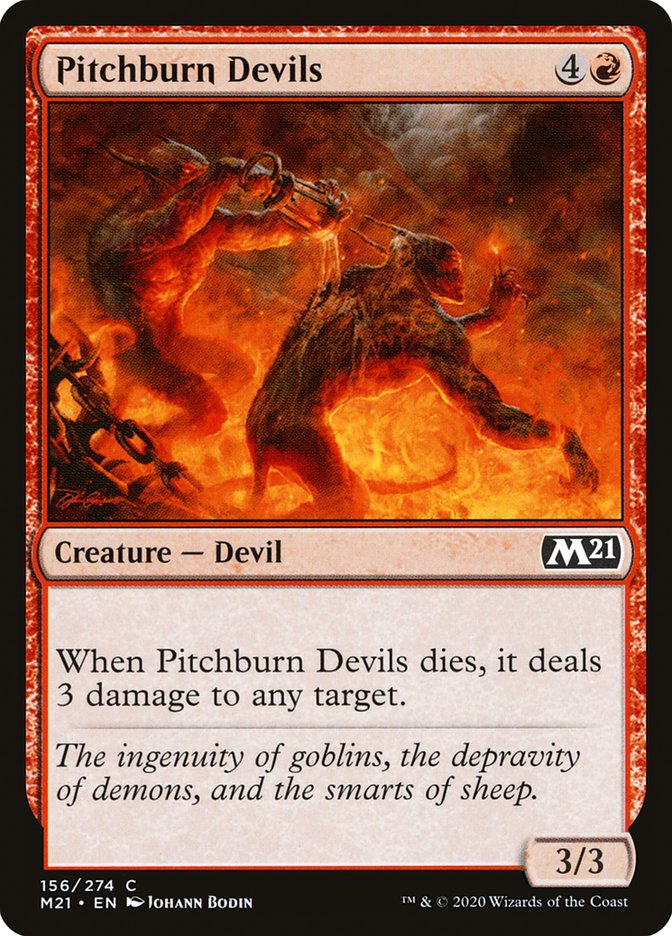 Pitchburn Devils [Core Set 2021] | Grognard Games