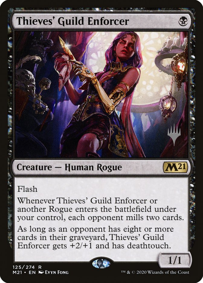 Thieves' Guild Enforcer (Promo Pack) [Core Set 2021 Promos] | Grognard Games