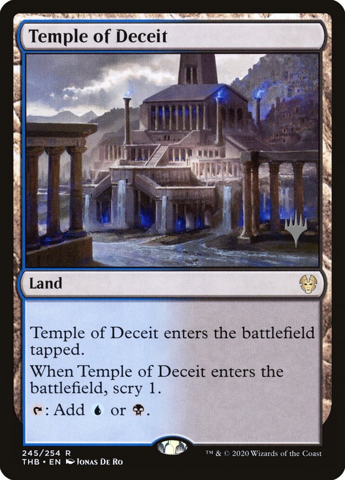 Temple of Deceit (Promo Pack) [Theros Beyond Death Promos] | Grognard Games