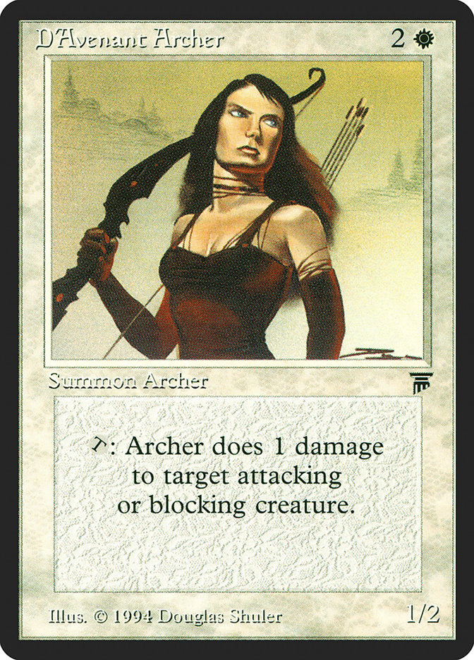 D'Avenant Archer [Legends] | Grognard Games