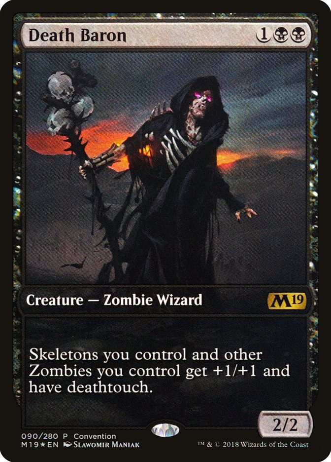 Death Baron (Convention) [Core Set 2019 Promos] | Grognard Games