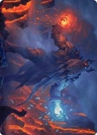 Aegar, the Freezing Flame Art Card [Kaldheim: Art Series] | Grognard Games