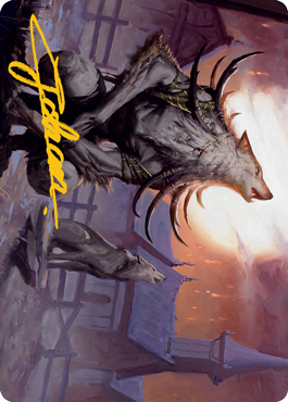 Lord of the Ulvenwald Art Card (Gold-Stamped Signature) [Innistrad: Midnight Hunt Art Series] | Grognard Games