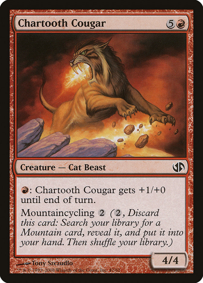 Chartooth Cougar [Duel Decks: Jace vs. Chandra] | Grognard Games