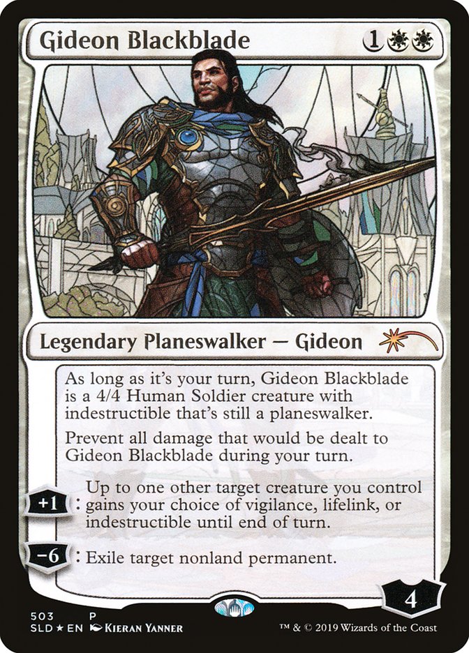 Gideon Blackblade (Stained Glass) [Secret Lair Drop Promos] | Grognard Games