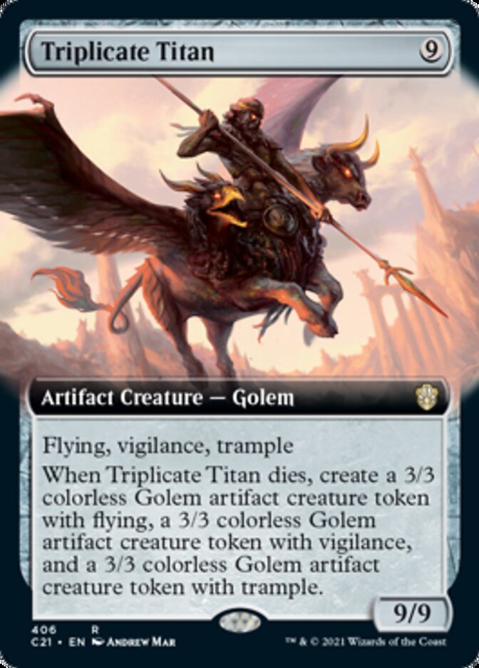 Triplicate Titan (Extended) [Commander 2021] | Grognard Games