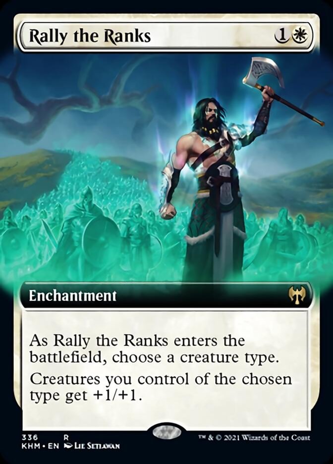 Rally the Ranks (Extended Art) [Kaldheim] | Grognard Games