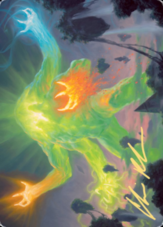 Omnath, Locus of Creation Art Card (Gold-Stamped Signature) [Zendikar Rising Art Series] | Grognard Games