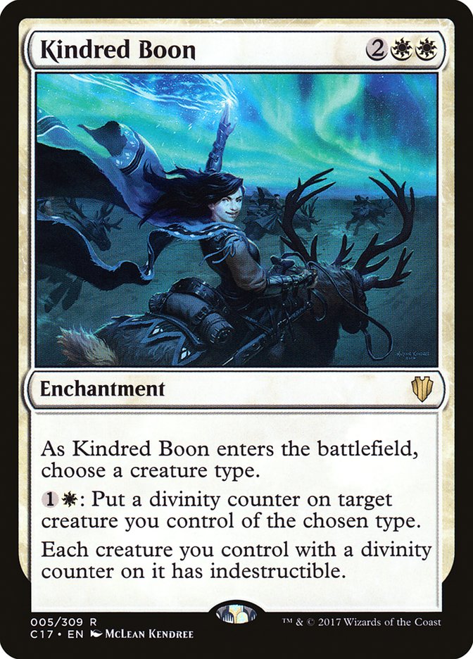 Kindred Boon [Commander 2017] | Grognard Games