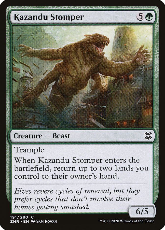 Kazandu Stomper [Zendikar Rising] | Grognard Games