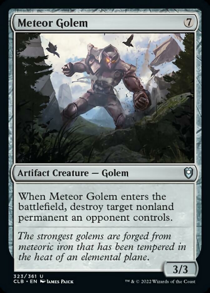 Meteor Golem [Commander Legends: Battle for Baldur's Gate] | Grognard Games