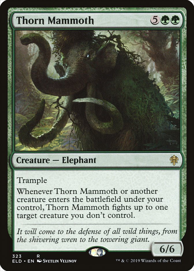 Thorn Mammoth [Throne of Eldraine] | Grognard Games