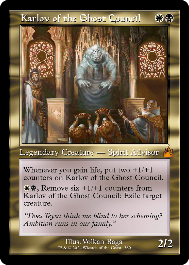 Karlov of the Ghost Council (Retro Frame) [Ravnica Remastered] | Grognard Games