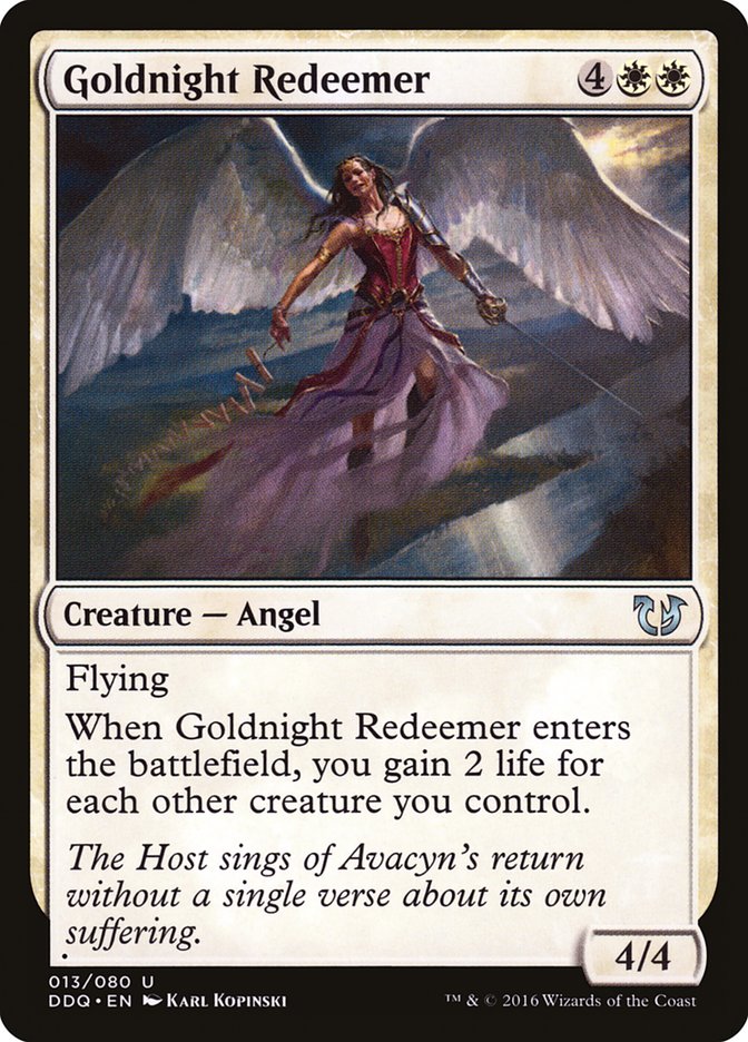 Goldnight Redeemer [Duel Decks: Blessed vs. Cursed] | Grognard Games