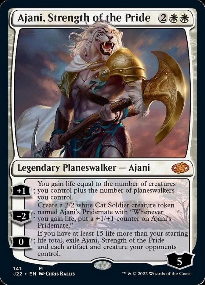 Ajani, Strength of the Pride [Jumpstart 2022] | Grognard Games