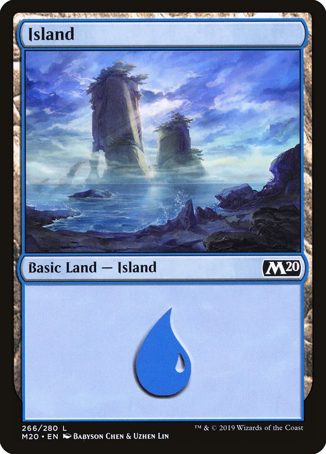 Island (266) [Core Set 2020] | Grognard Games