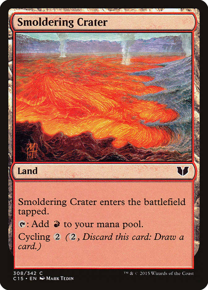 Smoldering Crater [Commander 2015] | Grognard Games