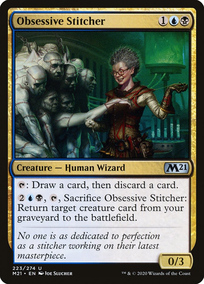 Obsessive Stitcher [Core Set 2021] | Grognard Games