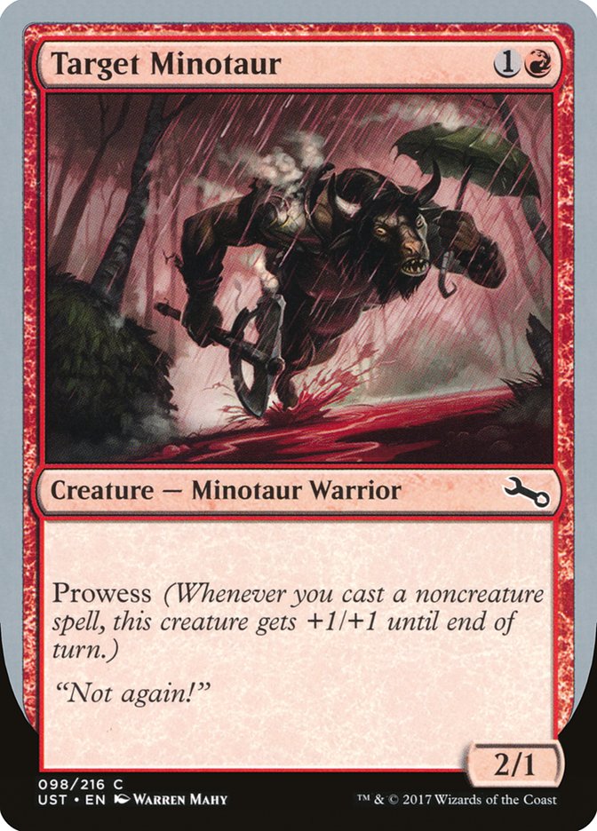 Target Minotaur (Rain Art) [Unstable] | Grognard Games