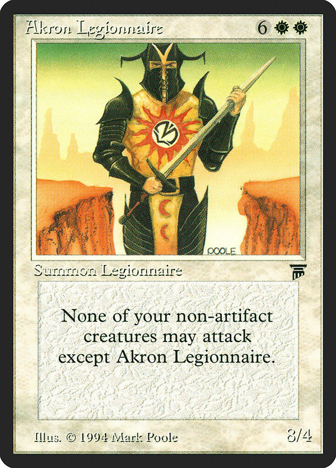 Akron Legionnaire [Legends] | Grognard Games