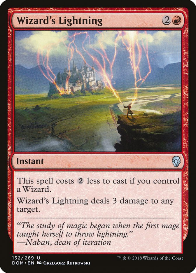 Wizard's Lightning [Dominaria] | Grognard Games