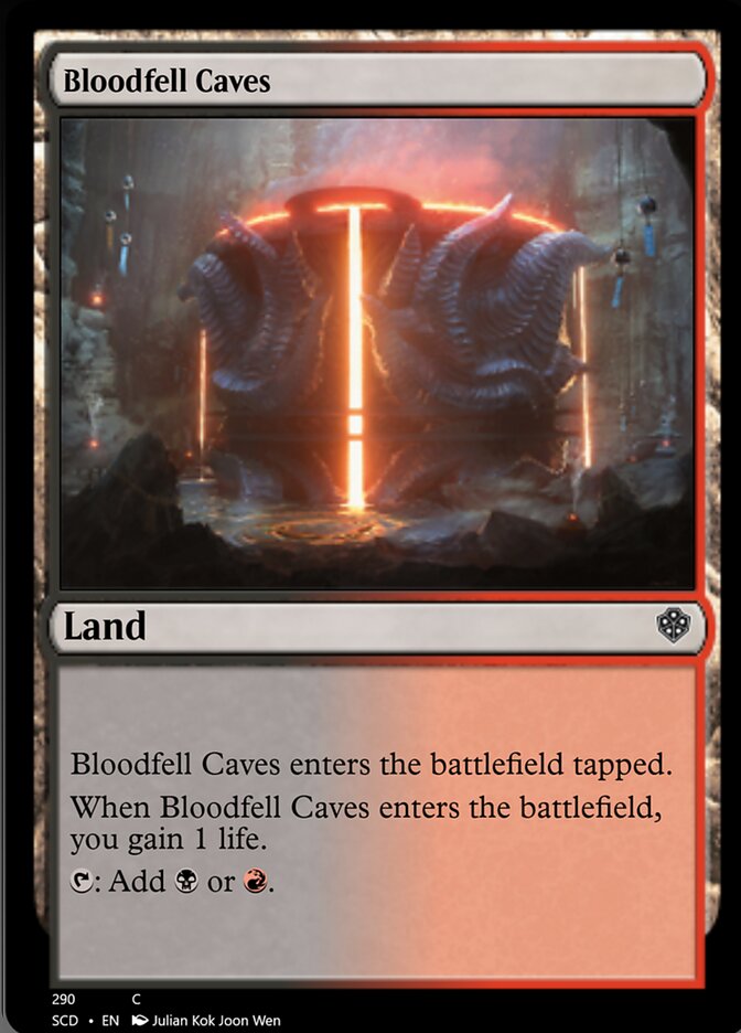 Bloodfell Caves [Starter Commander Decks] | Grognard Games
