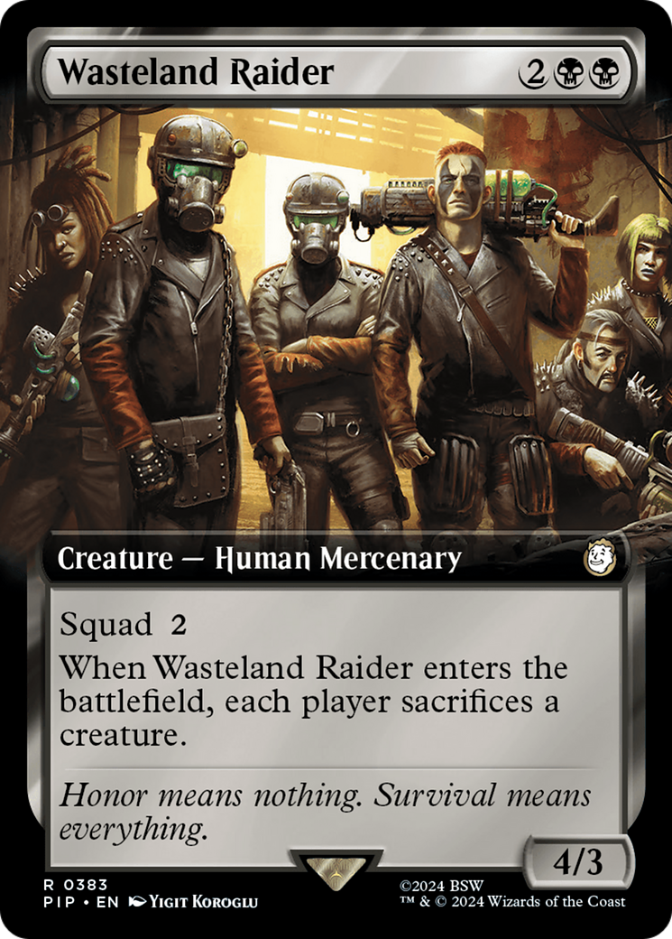 Wasteland Raider (Extended Art) [Fallout] | Grognard Games