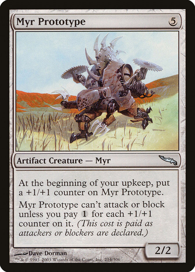 Myr Prototype [Mirrodin] | Grognard Games