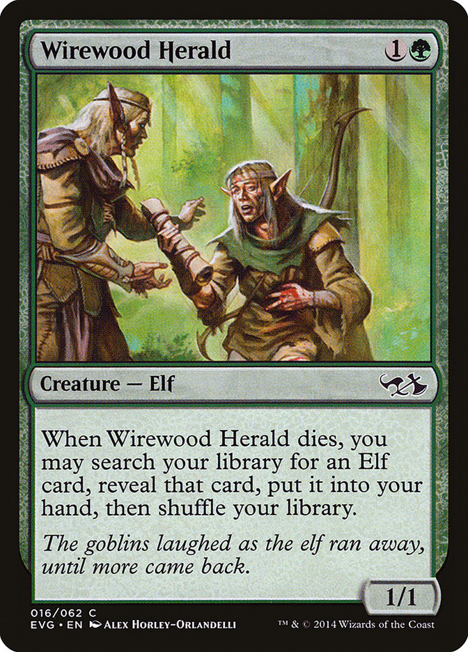 Wirewood Herald (Elves vs. Goblins) [Duel Decks Anthology] | Grognard Games